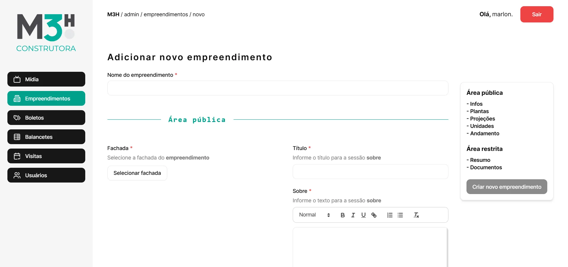 M3H Construtora — 7