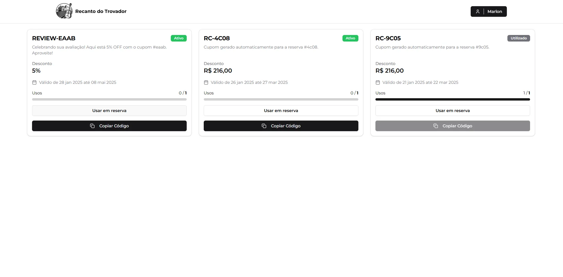 Client Coupons